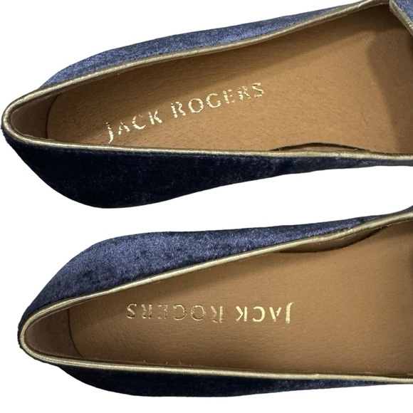 Jack Rogers Embroidered Corgi Dog Blue Velvet
Loafers Womens 7 Never Worn! - Picture 7 of 9